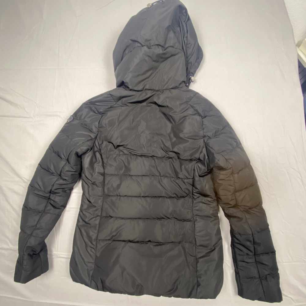 Helly Hansen Women's Black Hooded Puffer Jacket Insulated Coat Medium Winter Ski - Picture 8 of 15
